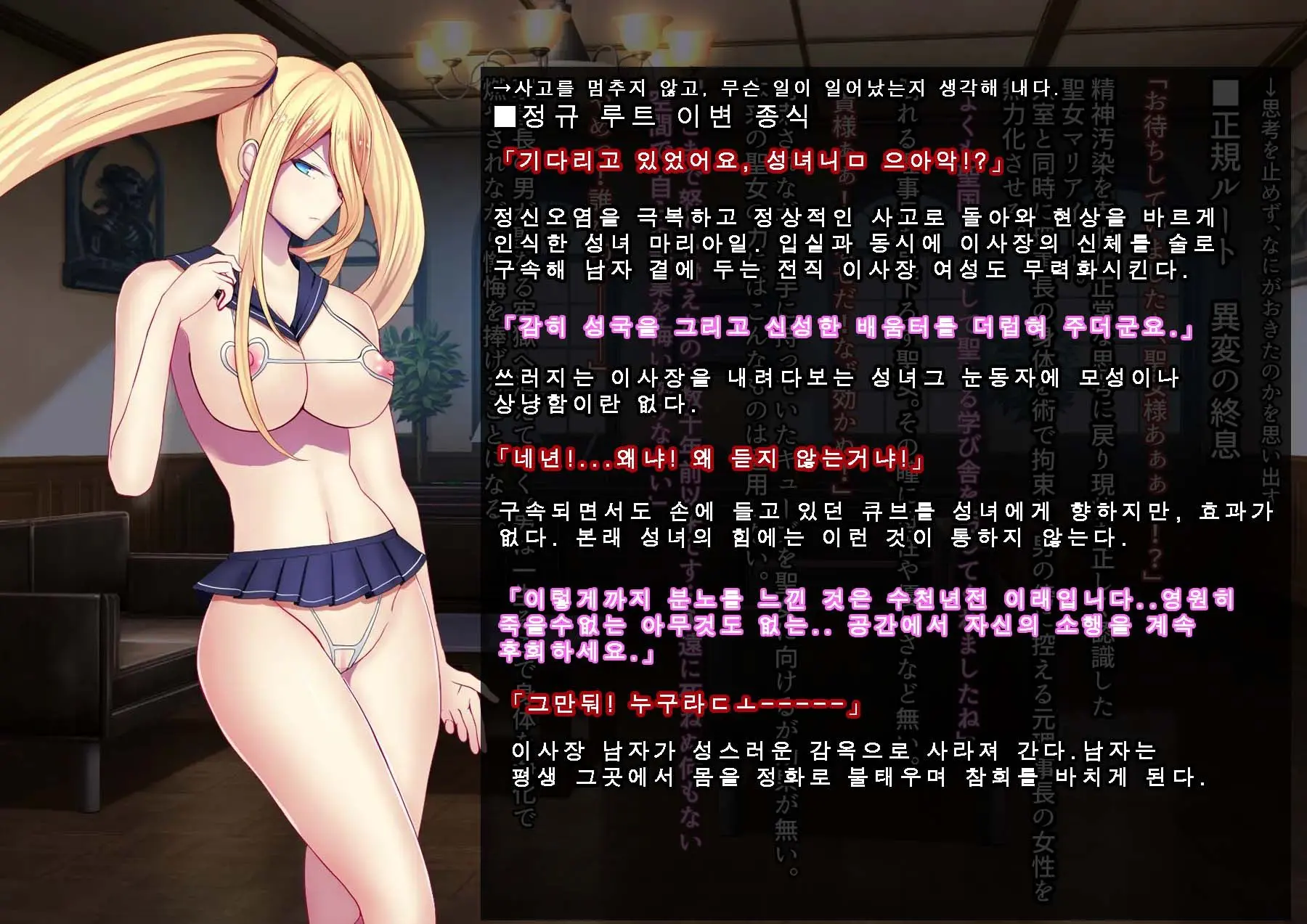 Senki Bad End 0 Gaiden -Seinaru Gakuen To Kurutta Kousoku-